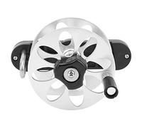 Riuulity Carrete de Pesca con Perilla de Apriete de Hecho de Aleación de Aluminio para Fusil con Perilla Giratoria de Tensión Ajustable, Plegable, Fácil Instalación, Compatible con Hilo de Pescar