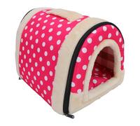 Riuulity Casa para Perros Portátil de Tela Oxford, Cómoda Cama Semicerrada para Mascotas, Gran Ventilación, Ideal para un Lugar de Descanso Privado, Adecuada para Mascotas Pequeñas y Medianas