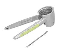 Riuulity Cascanueces de Alta Resistencia con Aguja de Nuez Alicates Multifuncionales para Abrir Nueces, Herramienta de Cocina Fácil de Usar para Varias Nueces, Aleación de Aluminio Amarillo (YELLOW)