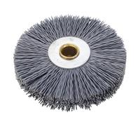 Riuulity Cepillo Desbarbador para Máquina Clave, Cepillo de Rueda de Alambre Prensado de Acero Inoxidable y Nailon Eficiente para Reemplazo de Máquina Clave, Tamaño 80x20x10mm para BRAVO PROFESSIONAL