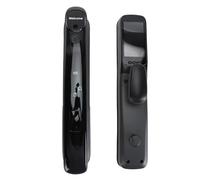 Riuulity Cerradura de Puerta de Seguridad para el Hogar con Cuerpo de Aleación de Aluminio para Seguridad del Hotel Villa Tarjeta de Contraseña de Huella Digital Cerradura sin Llave con Llave NFC