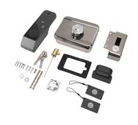 Riuulity Cerradura Electrónica de Combinación de Huellas Dactilares para Seguridad del Hogar Inteligente, Cerradura de Puerta de Entrada Impermeable con Control Remoto de Aplicación para, Acero