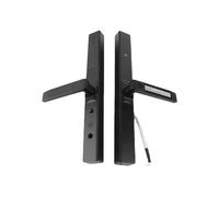 Riuulity Cerradura Inteligente con Huella Digital de Entrada sin Llave, Cerradura de Puerta Electrónica Digital Biométrica con Manija Anticolisión y WiFi TY, para Puertas Delanteras (BLACK)