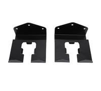 Riuulity Colgador para Cortadora de Césped, Organizador de Herramientas Resistente de Acero Negro para Ahorro de Espacio para Cobertizo, Garaje, 2 Juegos de Estante para Cortadora para Trabajos en