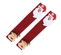 Riuulity con Cubierta de con Patrón Navideño, Alta Calidad, 2 uds., para Refrigerador, Horno Microondas, Protección de Cocina Navideña