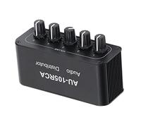 Riuulity Conmutador de Audio Bidireccional Selector de Audio Salida de 5 Vías para Salas Multimedia Aleación de Aluminio Elegante
