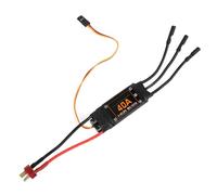 Riuulity Controlador de Velocidad ESC RC sin Escobillas 40A con Calibración del Acelerador para Drones y Helicópteros Piezas y Accesorios FPV Negro (Black)