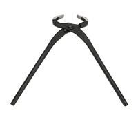 Riuulity Cortador de Ramas de Acero Al Manganeso, Herramienta Profesional para Bonsái para Jardín, Cortador de Raíces Cóncavo de 27cm, Ideal para Plantas de Jardinería