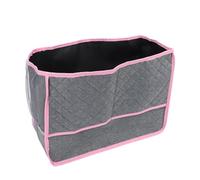 Riuulity Cubierta de la Máquina de Coser Plegable, Cubierta de Polvo de la Máquina de Coser a Prueba de Agua con Bolsillos, Protección óptima de la Máquina de Coser de Almacenamiento (Grey)