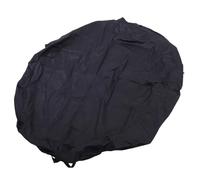 Riuulity Cubierta Redonda Integrada para Foso, Tela Oxford 600D, Resistente Al Agua, Piedra Integrada para Exteriores, Hebilla Ajustable, Diseñada para Fosos en el Suelo (S)