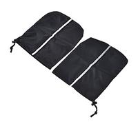 Riuulity Cubierta Universal para Espejo de Coche, Protector de Espejo Retrovisor Reflectante Impermeable de 33x27 Cm con Diseño de Cuerda Retráctil, para SUV, Minivans y Camiones