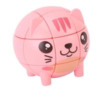 Riuulity Cubo de Velocidad de Forma del Gato, Tercero de Tercer Nivel ABS Configuración de un Juguete de Rompecabezas de Animales, 3in1for, Material de Seguridad, Diseño Divertido, Juego