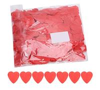 Riuulity Decoración De Confeti De San Valentín, 2,5 Cm, Rojo, En Forma De Corazón, Juego De 2 Bolsas De 60 G, Ideal para Cumpleaños Y Vacaciones