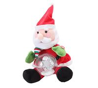 Riuulity Divertido Peluche Eléctrico Cantando Canciones Navideñas, Bailando con Copos de Nieve, Regalo Ideal para Niños, 320 G, Adecuado para sofá o Coche (#1)