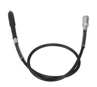 Riuulity Eje de Extensión de Transmisión de Perforación Eléctrica de ABS Flexible para Talladores Finos de 3 Mm Conexión de Rosca, para Procesos de Grabado y Molienda, 1 X Llave Hexágono Incluida