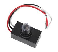 Riuulity El Elegante Interruptor de Control del Sensor de Luz de Fotocélula para Entradas Residenciales Enciende El Nivel de Prueba IP65