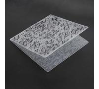 Riuulity EM196 Carpetas de Estampado en Relieve Plantillas de Estampado para Manualidades en Papel, Juego de 2 para Artistas y Artesanos (plastico 2)