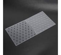 Riuulity EM196 Carpetas de Estampado en Relieve Plantillas de Estampado para Manualidades en Papel, Juego de 2 para Artistas y Artesanos (plástico)