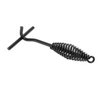 Riuulity en Espiral de Diseño Extendido, Elevador de Tapa de Hierro Negro, Construcción Duradera para Horno Holandés de Campamento, Cuerpo Pequeño y Compacto para Uso en Exteriores