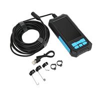 Riuulity Endoscopio Industrial con Pantalla de Alta Definición, | Diseño resistente al agua, iluminación LED, perfecto para inspecciones de tuberías de agua, cable flexible de 10 m, captura