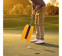 Riuulity Entrenador de Swing de de Diseño Humanizado con Agarre Antideslizante, Resistencia a la Energía Eólica para la Memoria Muscular, 30,31 Pulgadas, Ideal para Entusiastas del (Yellow)