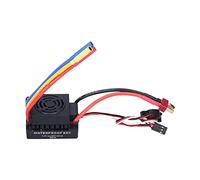 Riuulity ESC sin Escobillas 60A con Fuerte Aceleración y Frenado para Coche 1/10 RC Impermeable Negro