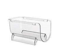Riuulity Estante de Almacenamiento de Cajones de Plástico Transparente, Soporte Apilable para Refrigerador, Fácil de Colocar, Ahorro de Espacio para Botellas de Vino, Bebidas Deportivas, Material
