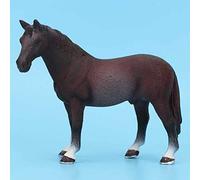 Riuulity Exquisito Modelo de Juguete de Caballo Pintado a Mano, Material Resistente No Tóxico, Ideal para Concienciación sobre Especies y Educación Ambiental (Caballo)