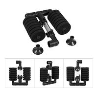 Riuulity Filtro Interno Seguro Durable Diseño de Múltiples Capas Operación Silenciosa para Pequeños Peces de Agua Dulce Negro 14 * 14 Cm 1x (2831)
