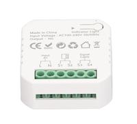Riuulity Función de Automatización del Controlador Remoto Inteligente de Abridor de Puerta de Garaje, Temporizador y Cuenta Regresiva, para la Aplicación WiFi, Compatible con, Módulo de 1,77 X