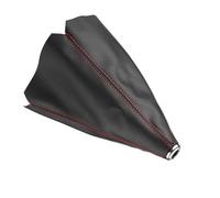 Riuulity Funda para Perilla de Palanca de Cambios de Punto Rojo, Bota de Polaina Duradera, Fácil de Instalar para Entusiastas del Automóvil, Universal