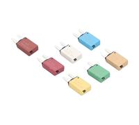 Riuulity Fusible Reiniciable Disyuntor, 7 Clasificaciones Diferentes | Tipo de reinicio manual, adecuado para aplicaciones en automóviles, gran conductividad