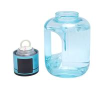 Riuulity Generador de Botella de Agua de Hidrógeno Portátil, Capacidad de 1000ML, Recargable para Deportes Al Aire Libre, Viajes de Oficina (BLUE)