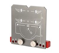Riuulity Guía de Taladro de Bisagra Localizador de Taladro de Agujero de Bisagra de Puerta de Gabinete Duradero para Entusiastas del Bricolaje (53MM)