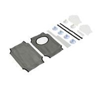 Riuulity Hamaca Duradera para Ventana de Gato, Hamaca de Doble Capa con Ventosa para Ventana de Gato, Cama para un Descanso Seguro, Tela Suave para Descansar (Grey)