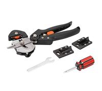 Riuulity Herramienta de Poda Eficiente de Acero Inoxidable con Hoja Reemplazable para árboles Frutales, Kit de Tijeras de Injerto para Jardineros Domésticos