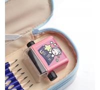 Riuulity Herramienta de Práctica Matemática con Diseño de Rotación Ajustable, Sello Rodante de División de Multiplicación para Números 1-100, PVC Azul, Preparación Rápida de Preguntas de