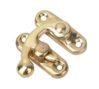 Riuulity Hook Iron Latch HaSpFor -Tro -Syle Style de 30 STCS Ganchos de Reemplazo para Cultivo Doméstico Bronce/Amarillo/Plata (gancho izquierdo amarillo)