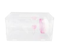 Riuulity Jaula Transparente Portátil para Hámster Pequeño, Accesorio Multifuncional para Ahorrar Espacio para Mascotas Pequeñas, 44 Accesorios