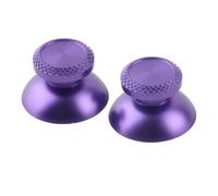 Riuulity Joystick Metálico de Aleación de Aluminio, Empuñaduras Analógicas de Metal, Thumbsticks para un Mejor Control de los Controladores de Consola de Juegos Portátil (PURPLE)
