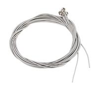 Riuulity Juego de Cuerdas para bajo Duradero de 4 Piezas, Acero de Primera Calidad, Mejor Calidad de Sonido para Bajos Eléctricos, Fácil de Llevar