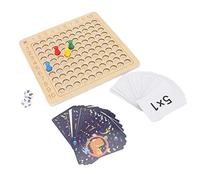 Riuulity Juego de Mesa de Multiplicación Montessori de Madera Diseñado para Que los Niños Aprendan Matemáticas y Mejoren Sus Habilidades