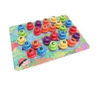 Riuulity Juego de Sellos de Arcilla para Manualidades, Colores Vibrantes, Mejora la Paciencia, Interacción Familiar, Material Seguro, Juguete Educativo para Niños Creativos