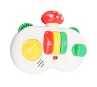 Riuulity Juguete Controlador de Aprendizaje para Bebés Seguro para Niños con Música para Juego Interactivo y Percepción Visual, Materiales sin Olor, Incluye Manual de Instrucciones (Rojo)