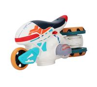 Riuulity Juguete de Motocicleta Eléctrica Transformadora para Niños con Música y Efectos de Iluminación, Coche de Juguete para Niños para Jugar en Interiores y Exteriores, Función de Control Remoto