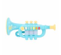 Riuulity Juguete de Trompeta para Niños, Aprendizaje Plástico, Educación Temprana, Instrumento Musical de Viento para Niños de 3 Años en Adelante, Desarrolla el Potencial Musical y el Sentido del