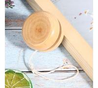 Riuulity Juguetes de Madera para Bebés YoYo 3X Manualidades Redondas Hechas a Mano DIY para Niños con Material No Tóxico 1,9 Pulgadas