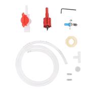 Riuulity Kit de de Riego Automático para Conejos con Bebedero para Tetina, Suministros de Riego para Alimentación de Aves de Corral a Prueba de Fugas, sin Esfuerzo y Conveniente para