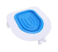 Riuulity Kit de Entrenamiento de Inodoro para Gatos, Diseño Antideslizante, Fácil de Limpiar, para Caja de y Entrenamiento para IR Al Baño