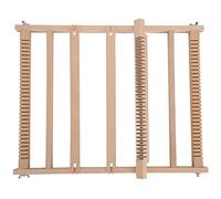 Riuulity Kit de Marco de Tejido Hecho a Mano, Máquina de Tejer de Madera de Haya para Tejedor de Tapices para Niños, Cultivar el Interés y la Coordinación Mano-ojo, Tamaño de 17,7 X 13,8 X 0,9